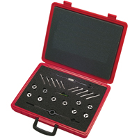 Jeux de tarauds et de fili&egrave;res avec tarauds manuels de production et fili&egrave;res rondes ajustables en acier au carbone, 20 Morceaux Mukwa Safety Services