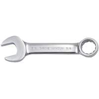 Cl&eacute; mixte courte enti&egrave;rement polie, 12 pans, 3/8", Fini Chrome Mukwa Safety Services