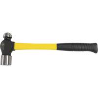 BP-16F Fibreglass Handle Ball Pein Hammer, 16 oz. Head Weight, Plain Face, Cushion Handle Mukwa Safety Services