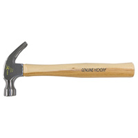 Hickory Handle Claw Hammer, 16 oz., Wood Handle, 13" L Mukwa Safety Services