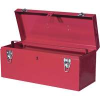 TB21 Steel Hand Tool Box, 8-3/4" D x 20" W x 9-3/8" H, Red Mukwa Safety Services