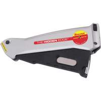 Couteau Hidden Edge, 19 mm, Acier, Prise en Aluminium Mukwa Safety Services