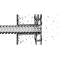 Rotary Rebar Cutters, 3/8", SDS-Plus Shank, Carbide Mukwa Safety Services