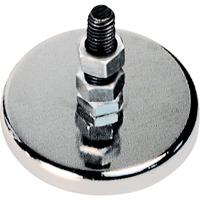 Aimants ronds &agrave; profil bas, dia. 3-3/16", Force de 48 lb Mukwa Safety Services