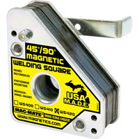 Magnetic Welding Squares, 3-3/4" L x 1-1/2" W x 4-3/8" H, 150 lbs. Mukwa Safety Services