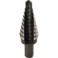 Step Drills, 1/16" Increments Mukwa Safety Services