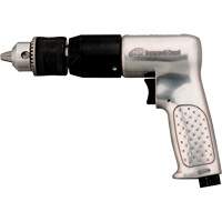 Air Drill, 4 CFM, 1/4" NPTF, 94 dBA, 1/2" Chuck, Keyed Mukwa Safety Services