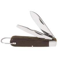2-Blade Pocket Knife, 2-1/2" Blade, Carbon Steel Blade, Plastic Handle Mukwa Safety Services