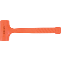 Dead Blow Hammer, 16 oz., Textured Grip, 11-3/4" L Mukwa Safety Services