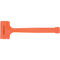 Dead Blow Hammer, 32 oz., Textured Grip, 13-1/4" L Mukwa Safety Services