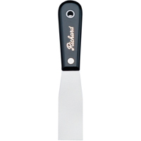 Putty Knife Stiff, Steel Blade, 1-1/4" Wide, Polypropylene Handle Mukwa Safety Services
