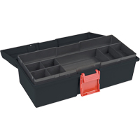 Coffre &agrave; outils robuste, 15" la x 7" p x 5-1/2" h, Noir Mukwa Safety Services