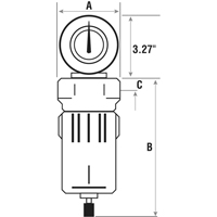 Filtres &agrave; air comprim&eacute;, Modulaire, 3/4" NPT, Drain Automatique Mukwa Safety Services