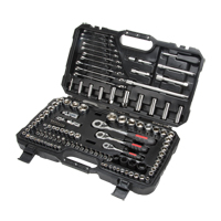 Jeux de douilles et cl&eacute;s SAE/m&eacute;triques 1/4", 3/8" et 1/2", 120 Mcx, Profond Mukwa Safety Services