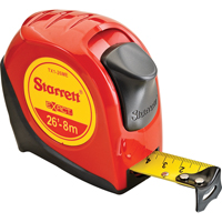 Ruban &agrave; mesurer s&eacute;rie Control, 1" x 26', Marques de goujon 1/16" Mukwa Safety Services