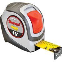 Ruban &agrave; mesurer de poche Exact Plus, 1" x 16', Marques de goujon 1/16" Mukwa Safety Services