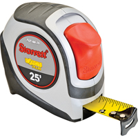 Ruban &agrave; mesurer de s&eacute;rie KTXP, 1" x 25', Marques de goujon 1/16" Mukwa Safety Services