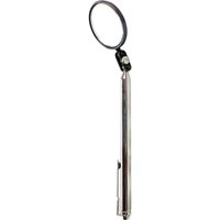Inspection Mirror, Circular, 1-1/2" L x 1-1/2" W, Telescopic Mukwa Safety Services