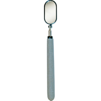 Inspection Mirror, Oval, 1-1/2" L x 1-1/4" W, Telescopic Mukwa Safety Services