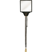Inspection Magnetic Mirror, Square, 2" L x 2" W, Telescopic Mukwa Safety Services