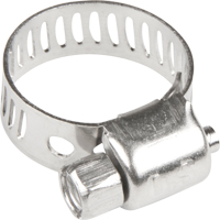 Colliers de serrage pour tuyaux - Collier de serrage & vis en acier inoxydable, Dia. min 1/5", Dia. max 5/8" Mukwa Safety Services