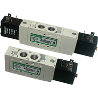 Pilot 5-Way 2-Position 4-Way Solenoid Valves, 1/8" Pipe, 150 PSI Mukwa Safety Services