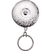 Porte-cl&eacute;s &agrave; d&eacute;vidoir The Original, Chrome, C&acirc;ble 24", Fixation Agrafe de ceinture Mukwa Safety Services