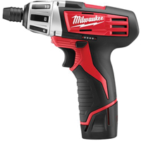 Ensemble perceuse/tournevis sous-compact sans fil, 1/4", 12 V, 150 lb-po couple max., Lithium-ion bloc-pile Mukwa Safety Services