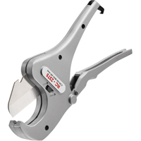 Ratchet Action Plastic Pipe & Tubing Cutter #RC-2375, 1/8" - 2-3/8" Capacity Mukwa Safety Services