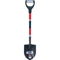 Pelle ronde robuste, Lame Acier au carbone, Fibre de verre, Manche Prise en D Mukwa Safety Services