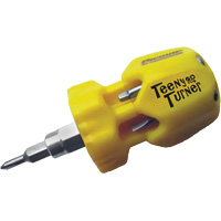 Teeny Turner Screwdriver, Plastic Handle Mukwa Safety Services