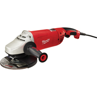 Large Angle Grinder Trigger Grip With Lock-On, 7"/9", 120 V, 15 A, 6000 RPM Mukwa Safety Services