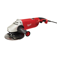 Non-Lock On Large Angle Grinder with Trigger Grip, 7"/9", 120 V, 15 A, 6000 RPM Mukwa Safety Services