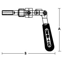 Crampons articul&eacute;s droits - S&eacute;rie 601, Capacit&eacute; de 5/8" (15,875 mm), Force de serrage de 100 lb Mukwa Safety Services