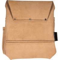 Half Carpenter Apron, Multiple Tool Holder, Leather, 4 Pockets Mukwa Safety Services