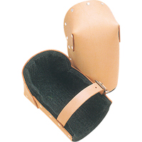 Hard Shell Knee Pads, Buckle Style, Leather Caps, Foam Pads Mukwa Safety Services