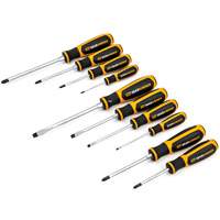 Phillips&reg;/Slotted/Pozidriv&reg; Dual Material Screwdriver Set, 10 Pcs. Mukwa Safety Services