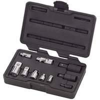 10-Piece 1/4", 3/8" & 1/2" Drive Universal Joint and Adapter Set Mukwa Safety Services