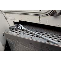 24-Tooth Quick Release Teardrop Ratchet, 3/4" Drive, Plain Handle Mukwa Safety Services