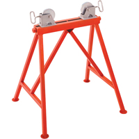 Adjustable Stand with Steel Roller #AR99, 36" Max. Pipe Capacity, 2500 lbs. Max. Weight Capacity Mukwa Safety Services