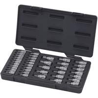Pass-Thru SAE/Metric Bit Socket Set, Hex/Phillips/Slot/Torx&reg;, 1/4"/3/8" Drive, 39 Pcs Mukwa Safety Services