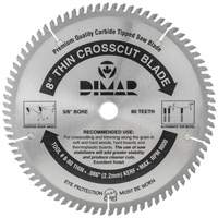 Industrial Saw Blade - Crosscut Thin Kerf, 8", 80 Teeth, Wood Use Mukwa Safety Services