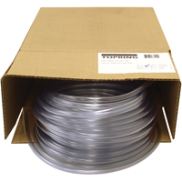 Tubing, Air/Water, 0.375" OD x 100' L, PVC, Clear, 55 PSI @ 20°C Mukwa Safety Services