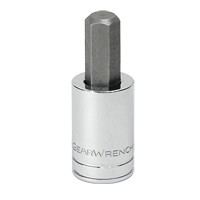 Hex Bit Socket, 1/16" x 1-17/32" L, 1/4" Drive Mukwa Safety Services