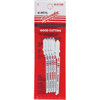 Lame de scie sauteuse, Bim&eacute;tal, Tige en T, 3" lo, 20 dents par pouce Mukwa Safety Services