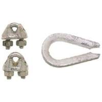 Wire Rope Clips with Thimble Set Mukwa Safety Services