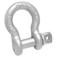 Manille &agrave; ancre, 1/4", Cheville &agrave; vis, Galvanis&eacute; &agrave; chaud Mukwa Safety Services