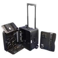 2-Wheel Service Tool Kit, 16-3/4" W x 13-1/2" D x 20" H, Black Mukwa Safety Services
