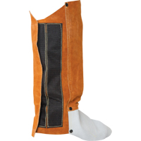 Gu&ecirc;tres en cuir, 14" lo, Lava Brown Mukwa Safety Services