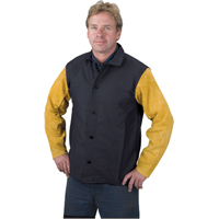 Welding Jacket, Proban, 4X-Large, Black Mukwa Safety Services